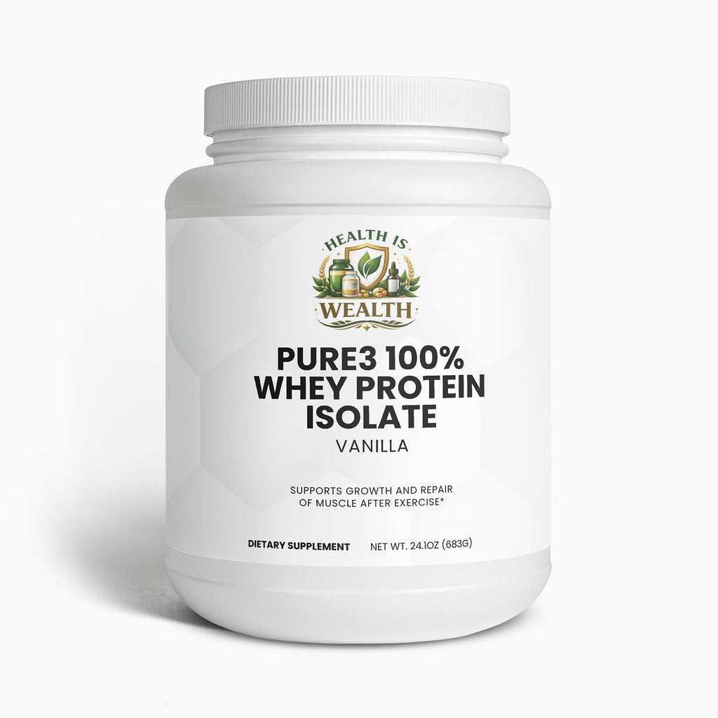 Pure3 100% Whey Protein Isolate (Vanilla)